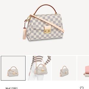 Louis Vuitton Croisette Damier Azur